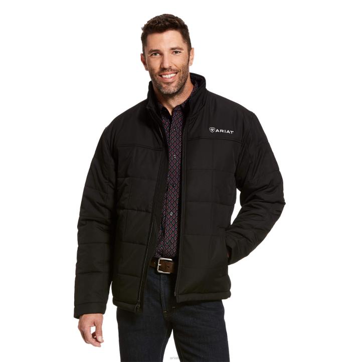 chaqueta aislante crius Ariat hombres negro tapas 044J1512