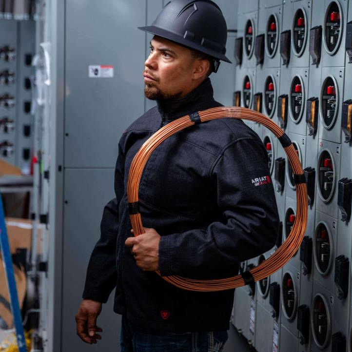 chaqueta aislante impermeable fr h2o Ariat hombres negro tapas 044J1582