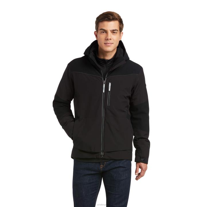 chaqueta de destreza Ariat hombres negro tapas 044J1652
