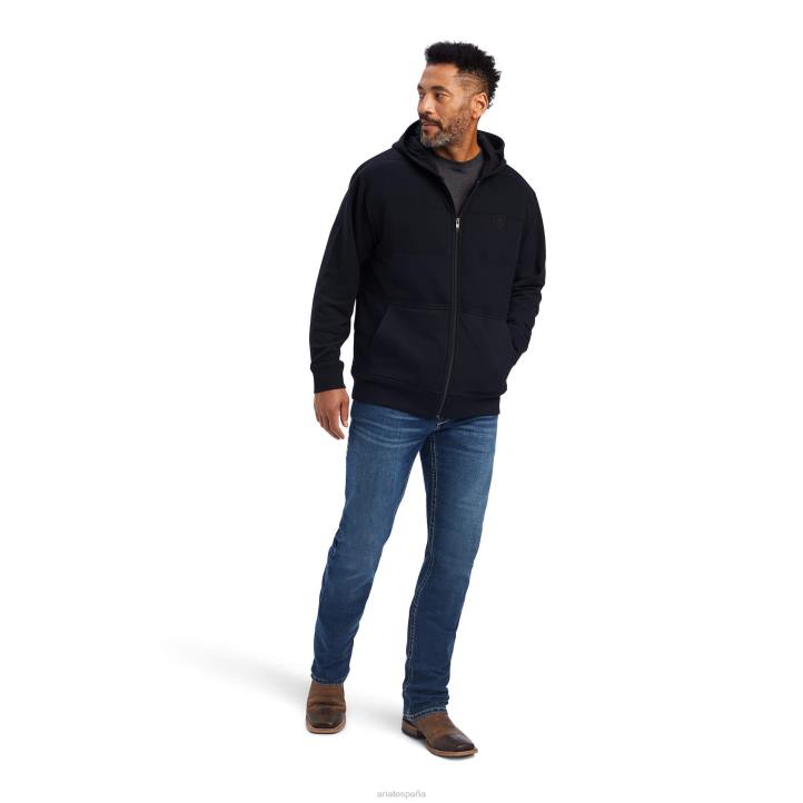 chaqueta híbrida zephyr Ariat hombres negro tapas 044J1638