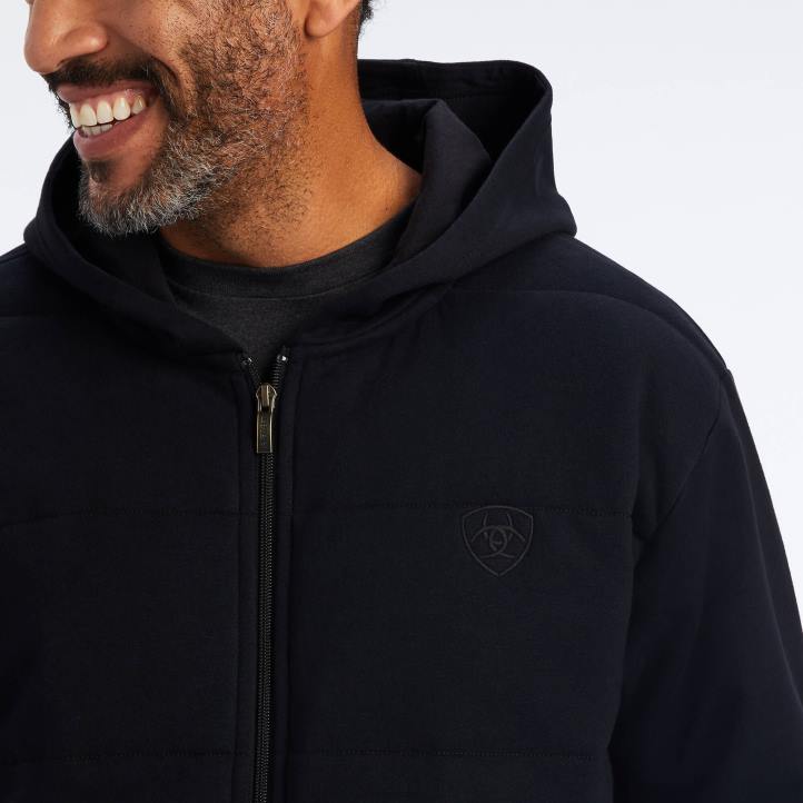 chaqueta híbrida zephyr Ariat hombres negro tapas 044J1638