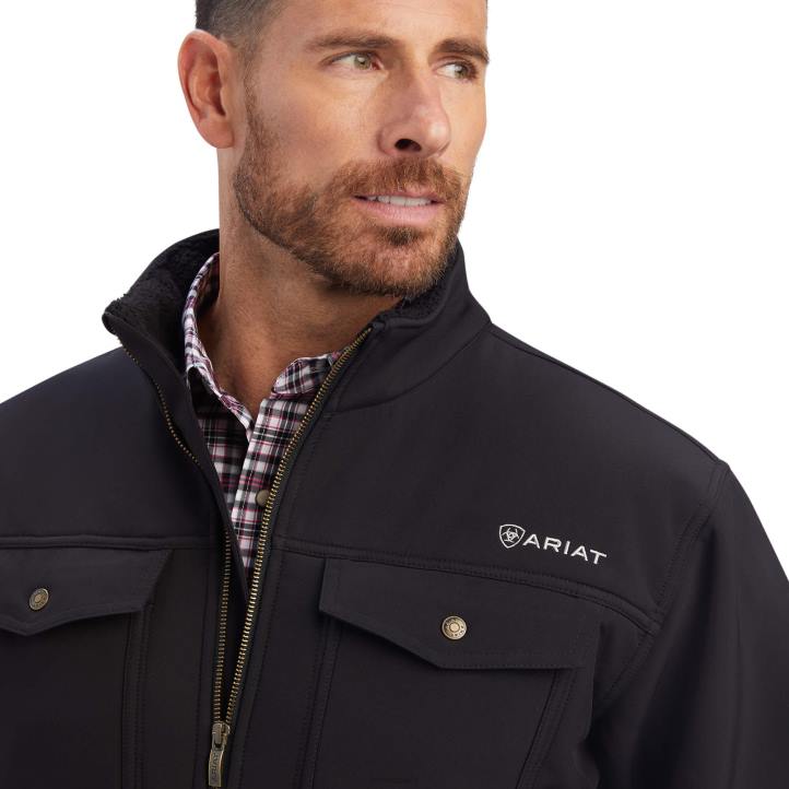 chaqueta sherpa vernon Ariat hombres negro tapas 044J1535