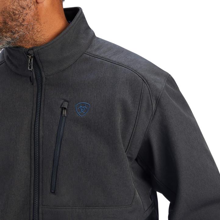chaqueta softshell resistente al agua logo 2.0 patriot Ariat hombres carbón tapas 044J1544