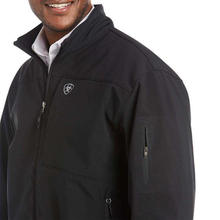 chaqueta softshell vernon 2.0 Ariat hombres negro tapas 044J1523