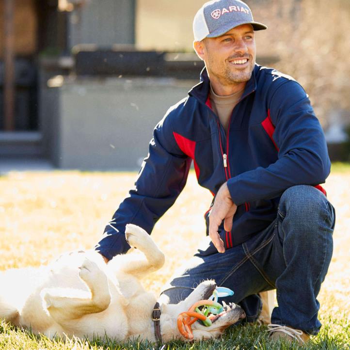 nueva chaqueta softshell Ariat hombres equipo tapas 044J1566