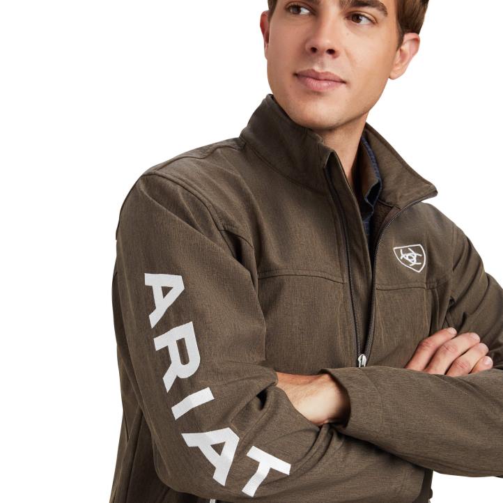nueva chaqueta softshell del equipo Ariat hombres brezo de corteza de baniano tapas 044J1663