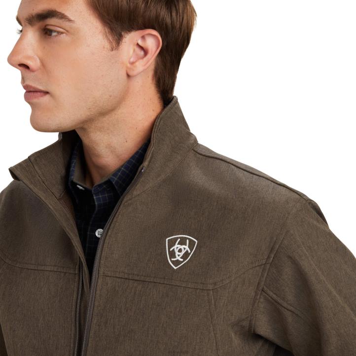 nueva chaqueta softshell del equipo Ariat hombres brezo de corteza de baniano tapas 044J1663