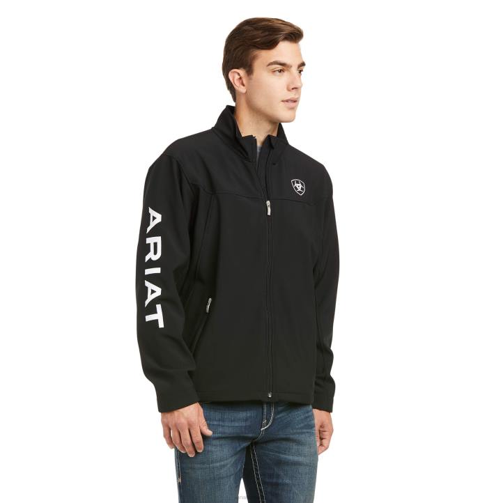 nueva chaqueta softshell del equipo Ariat hombres negro tapas 044J1513