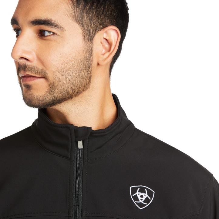 nueva chaqueta softshell del equipo mexico Ariat hombres negro tapas 044J1511