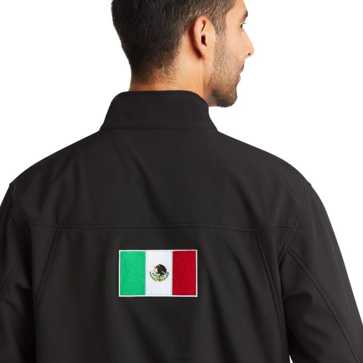 nueva chaqueta softshell del equipo mexico Ariat hombres negro tapas 044J1511