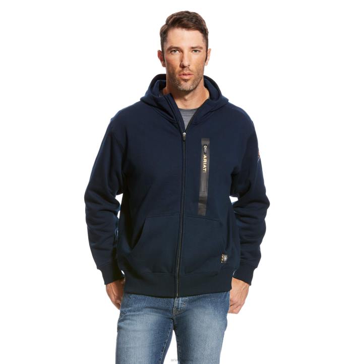 sudadera con capucha y cremallera completa de rebar workman Ariat hombres Armada tapas 044J1451