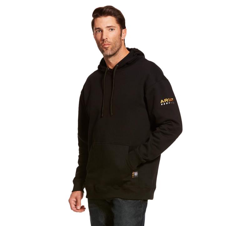 sudaderas con capucha de rebar workman Ariat hombres negro tapas 044J1432