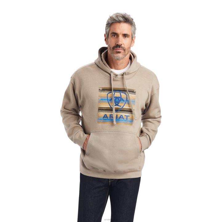 sudadera con motivo sarape Ariat hombres brezo atigrado tapas 044J1441