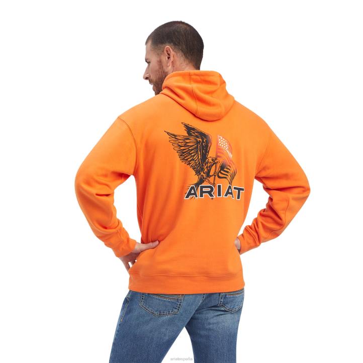 sudadera pájaro libre Ariat hombres cosecha de calabaza tapas 044J1457