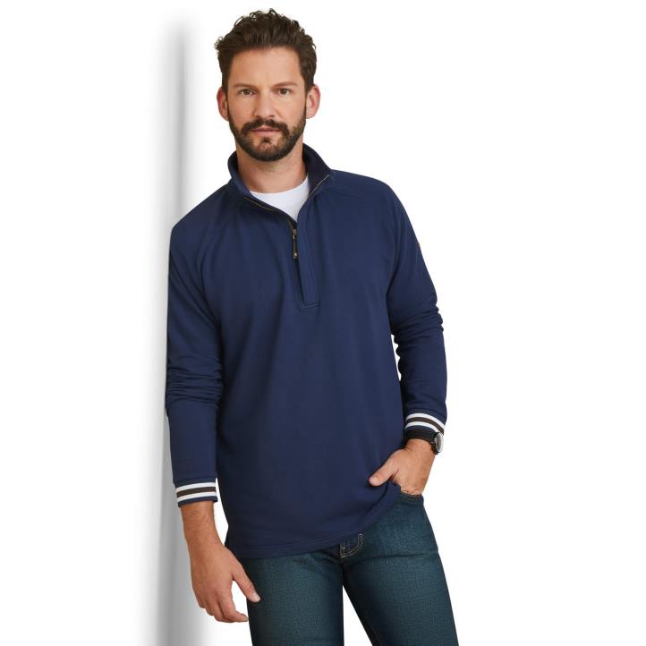 sudadera portola con 1/2 cremallera Ariat hombres Armada tapas 044J1506