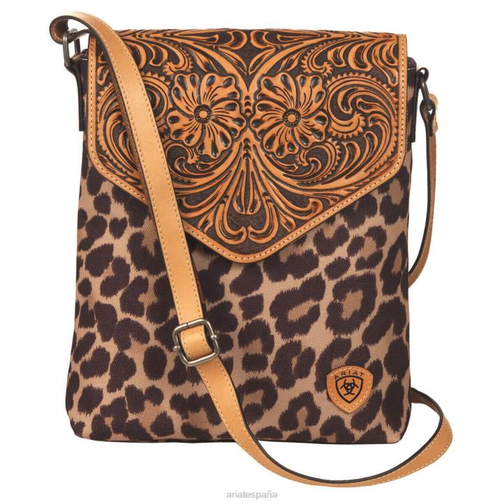 bolso bandolera con estampado de leopardo Ariat mujer broncearse accesorios 044J3721