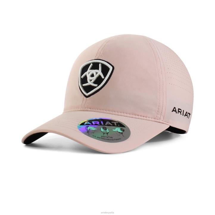 gorra con logo de escudo Ariat mujer rosa accesorios 044J3776