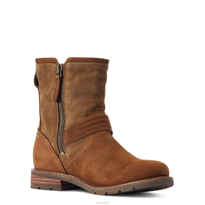 bota impermeable sabana Ariat mujer caramelo tostado calzado 044J2291