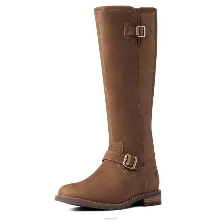 bota impermeable sadie Ariat mujer tierra oscura calzado 044J2354