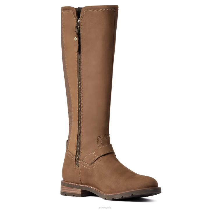bota impermeable sadie Ariat mujer tierra oscura calzado 044J2354
