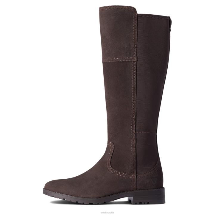 bota impermeable sutton ii Ariat mujer chocolate calzado 044J2355