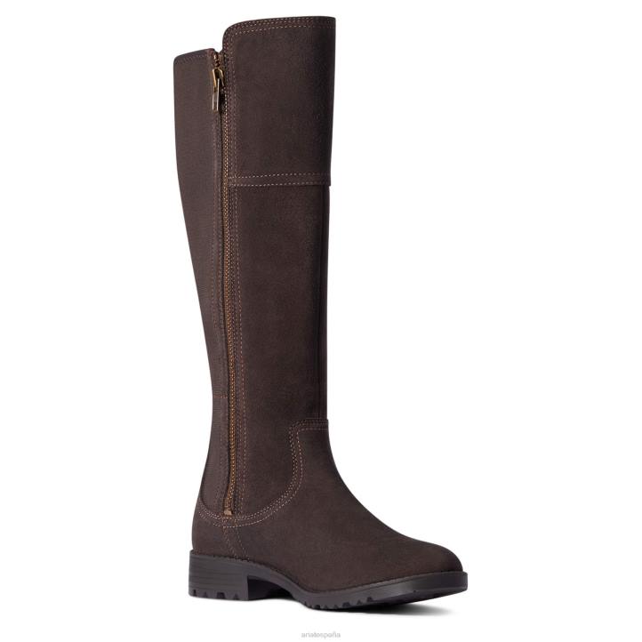 bota impermeable sutton ii Ariat mujer chocolate calzado 044J2355