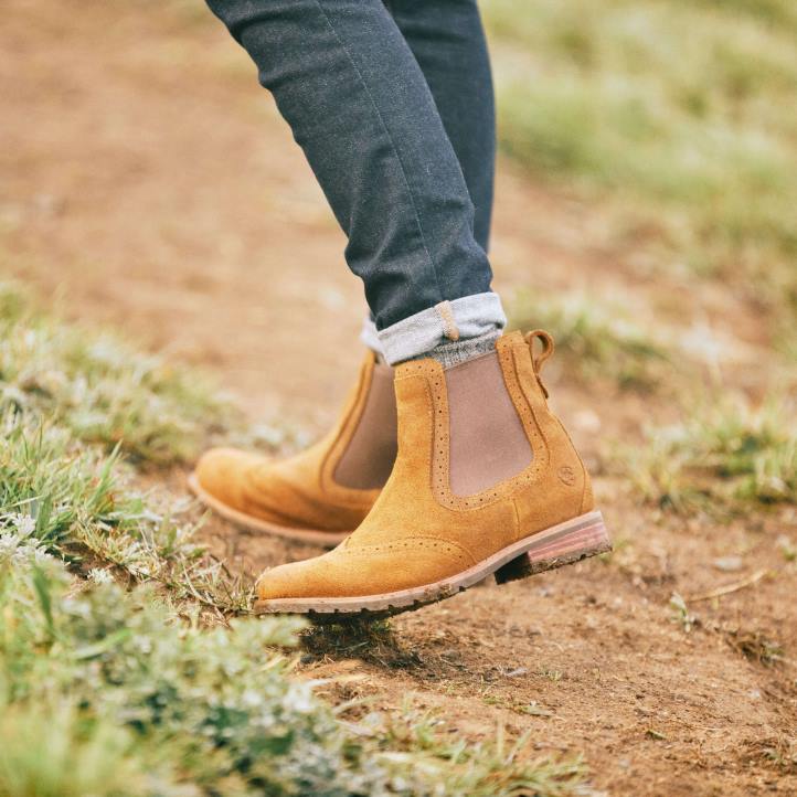 zapatos brogue wexford impermeables Ariat mujer miel resistido calzado 044J2307