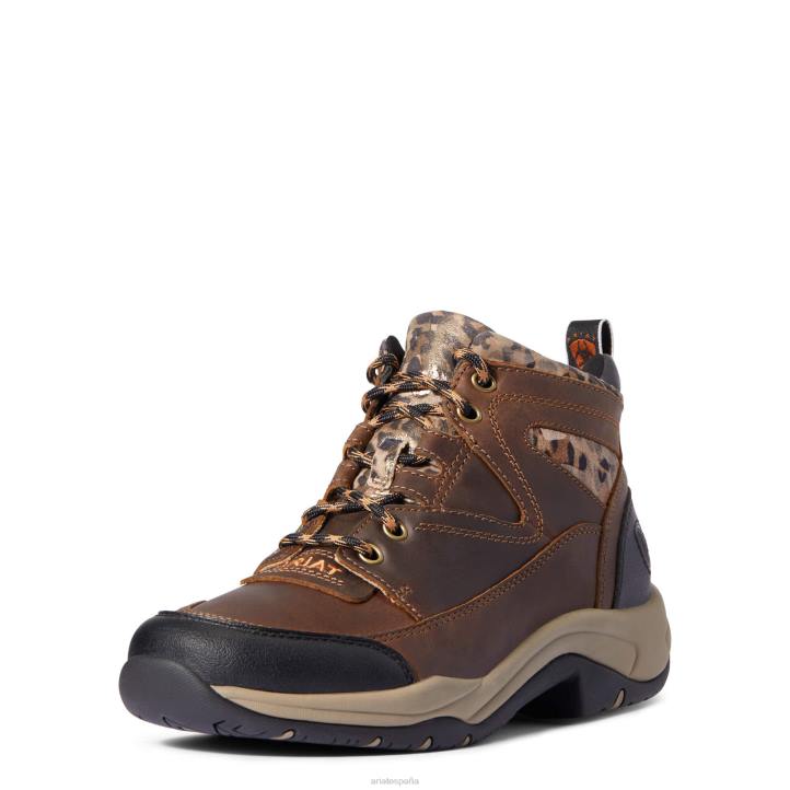 bota de terreno Ariat mujer marrón desgastado/guepardo calzado 044J2209