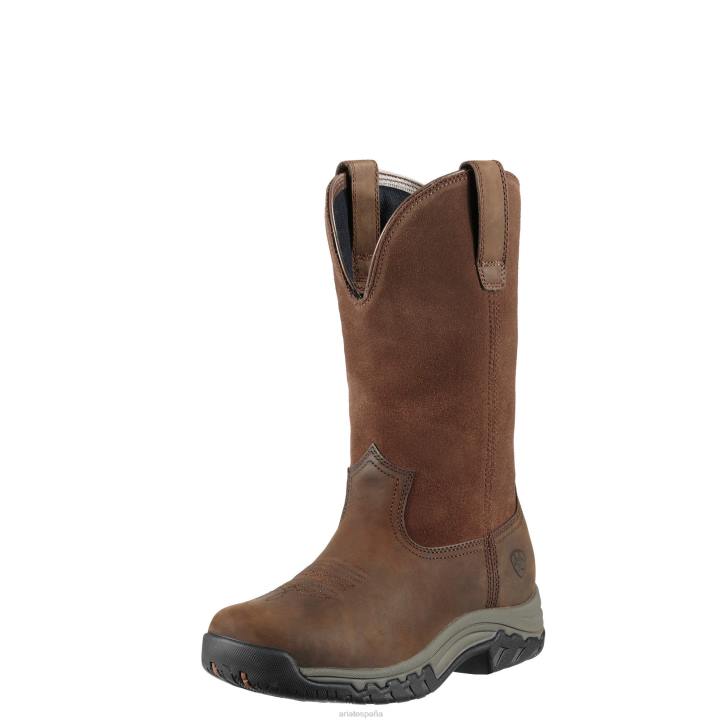 bota impermeable para terreno Ariat mujer marrón angustiado calzado 044J2220
