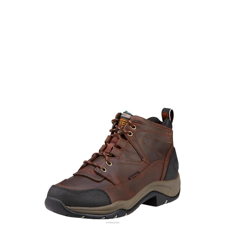 bota impermeable terreno Ariat mujer cobre calzado 044J2200
