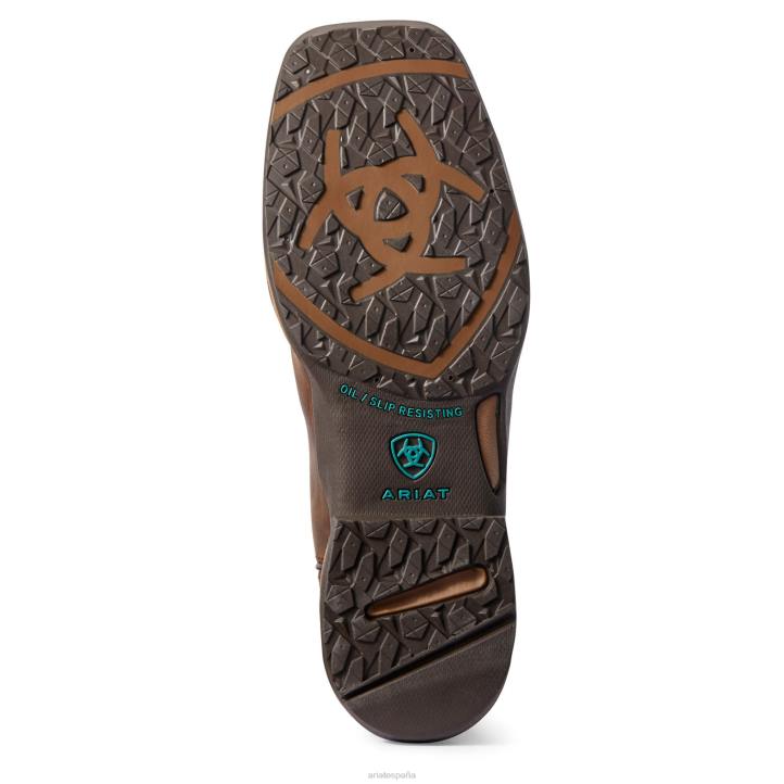 bota de trabajo con punta compuesta Anthem Venttek Ariat mujer chocolate real calzado 044J2255