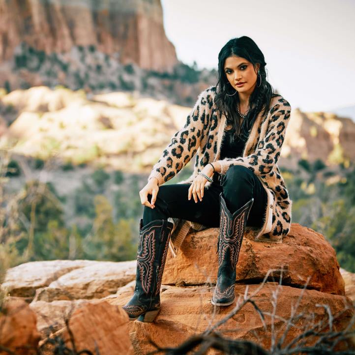 bota vaquera casanova Ariat mujer brooklyn negro calzado 044J2087