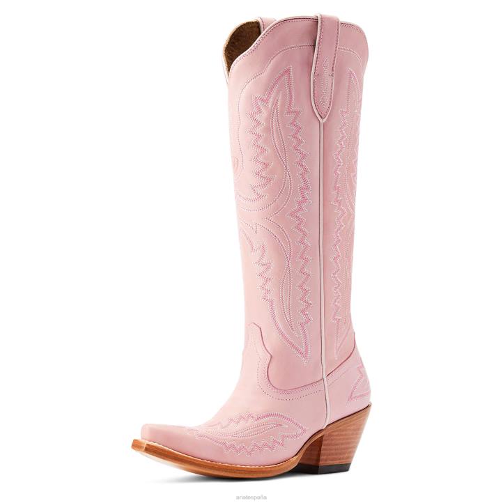 bota vaquera casanova Ariat mujer rosa empolvado calzado 044J2076