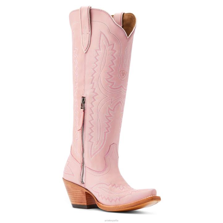 bota vaquera casanova Ariat mujer rosa empolvado calzado 044J2076