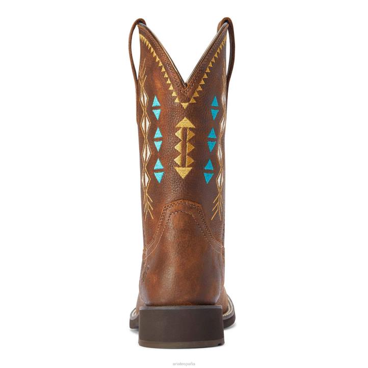 bota vaquera deco delilah Ariat mujer hervidor de cobre calzado 044J2188