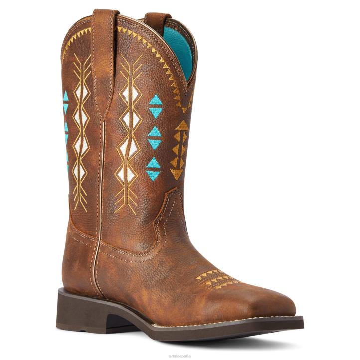 bota vaquera deco delilah Ariat mujer hervidor de cobre calzado 044J2188