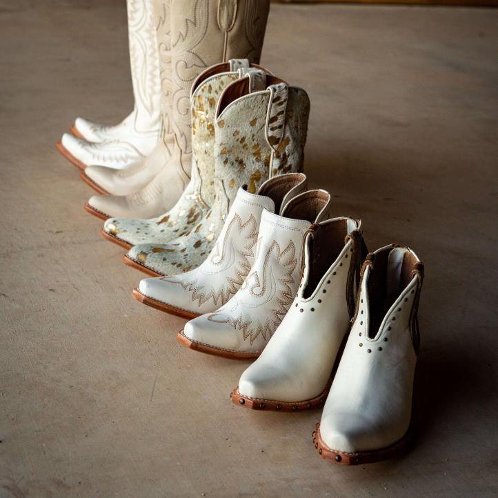 bota vaquera dixon Ariat mujer blanco calzado 044J2198