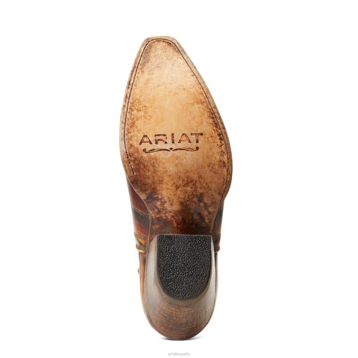 bota vaquera dixon Ariat mujer manta de silla de montar calzado 044J2218