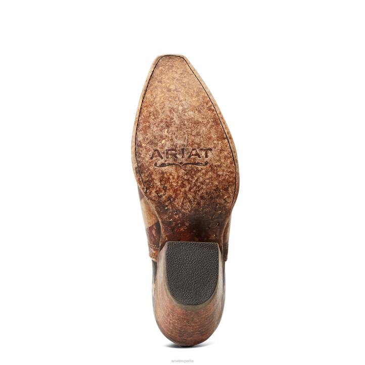 bota vaquera dixon Ariat mujer viejo patriota calzado 044J2206