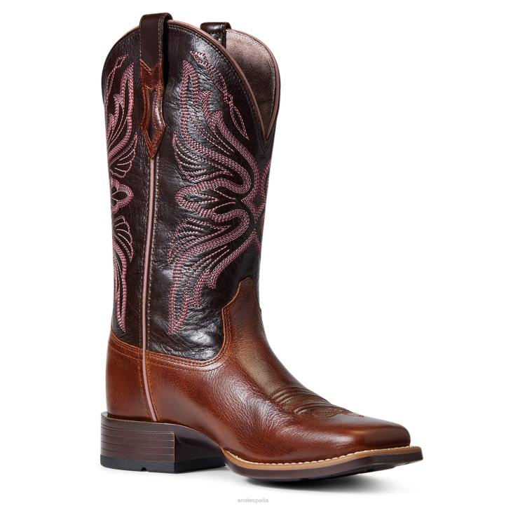 bota vaquera edgewood Ariat mujer equipaje oscuro calzado 044J2189