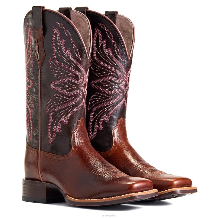 bota vaquera edgewood Ariat mujer equipaje oscuro calzado 044J2189