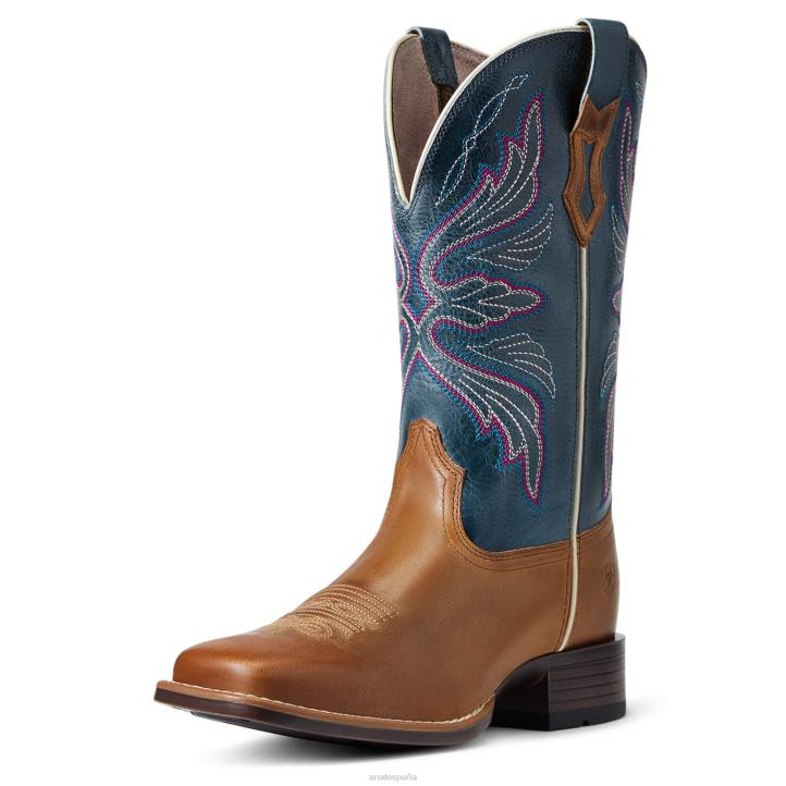 bota vaquera edgewood Ariat mujer piel de almendra calzado 044J2191