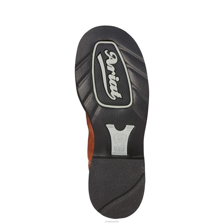 bota vaquera fatbaby Ariat mujer rebelde rojizo calzado 044J2135