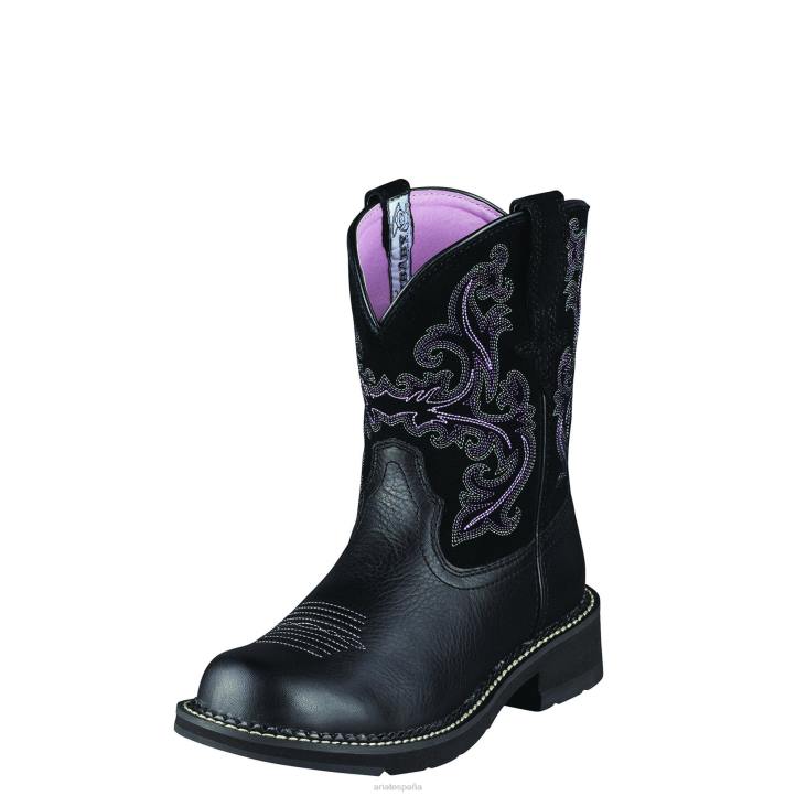bota vaquera fatbaby ii Ariat mujer deertan negro calzado 044J2081
