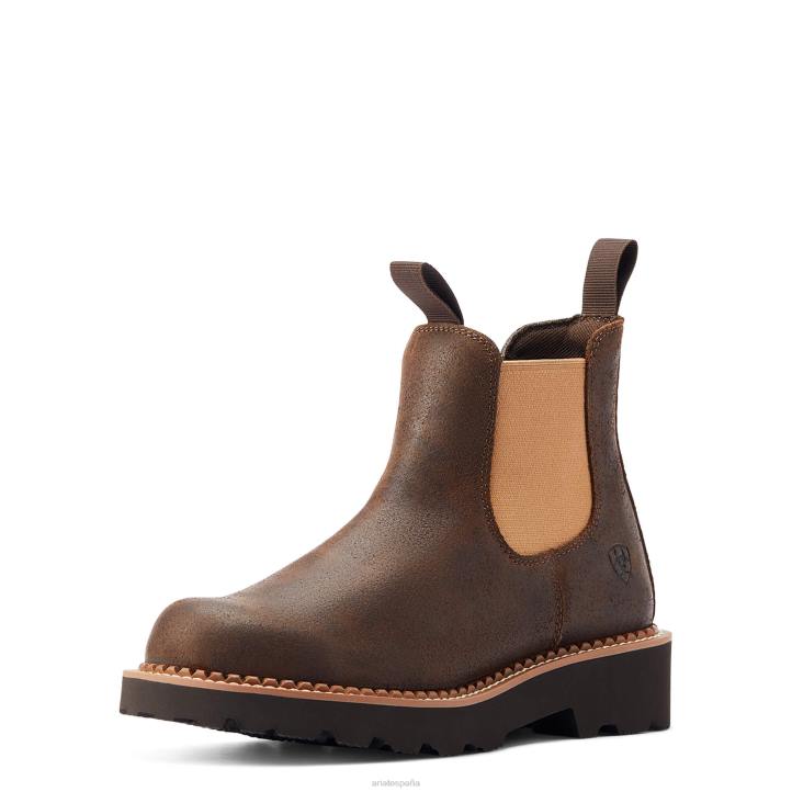 bota vaquera fatbaby twin gore Ariat mujer nogal desgastado calzado 044J2216