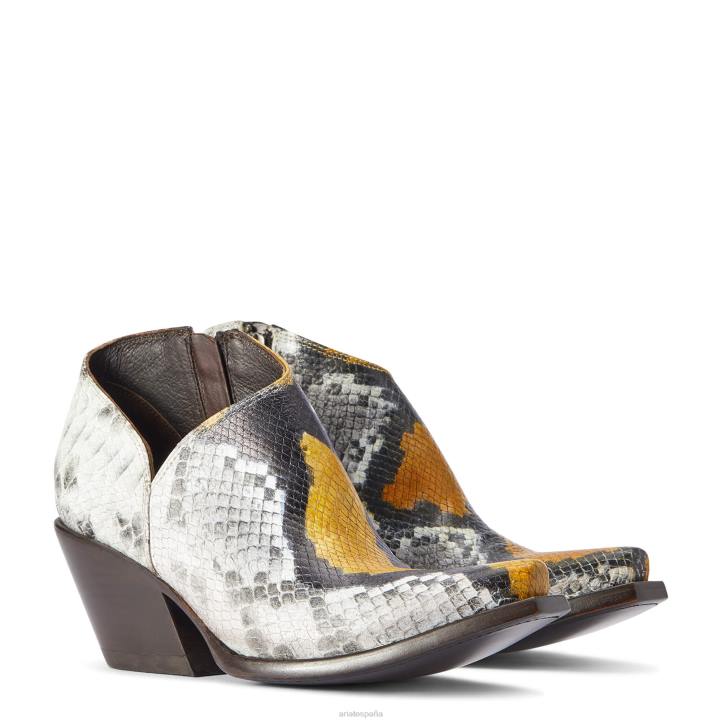 bota vaquera jolene Ariat mujer serpiente amarilla calzado 044J2246