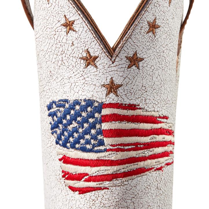 bota western circuito patriota Ariat mujer ensillar calzado 044J2279