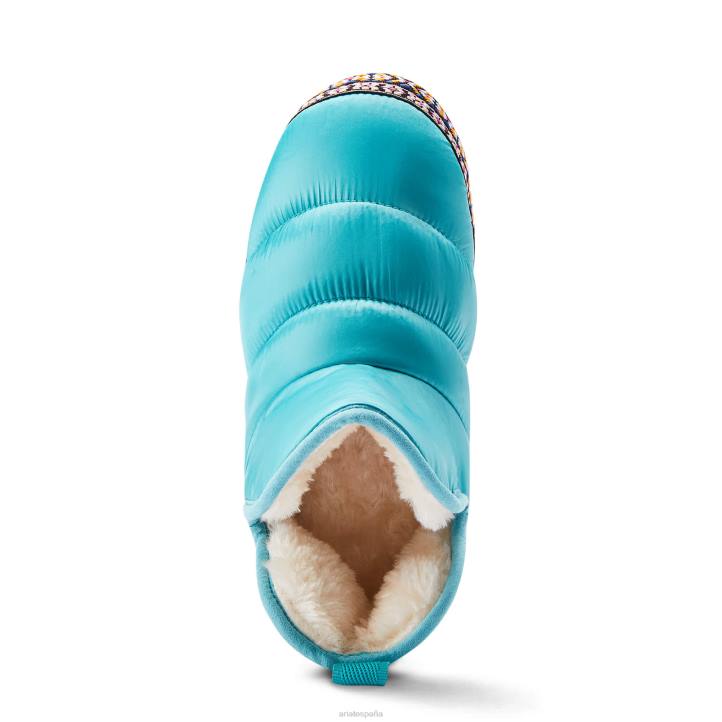 pantuflas tipo botín crius Ariat mujer turquesa calzado 044J2506