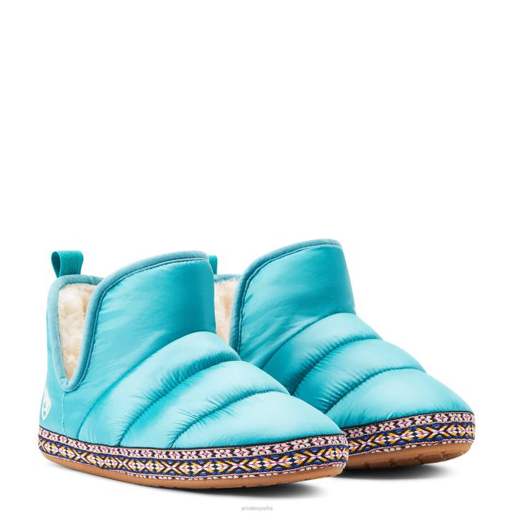 pantuflas tipo botín crius Ariat mujer turquesa calzado 044J2506
