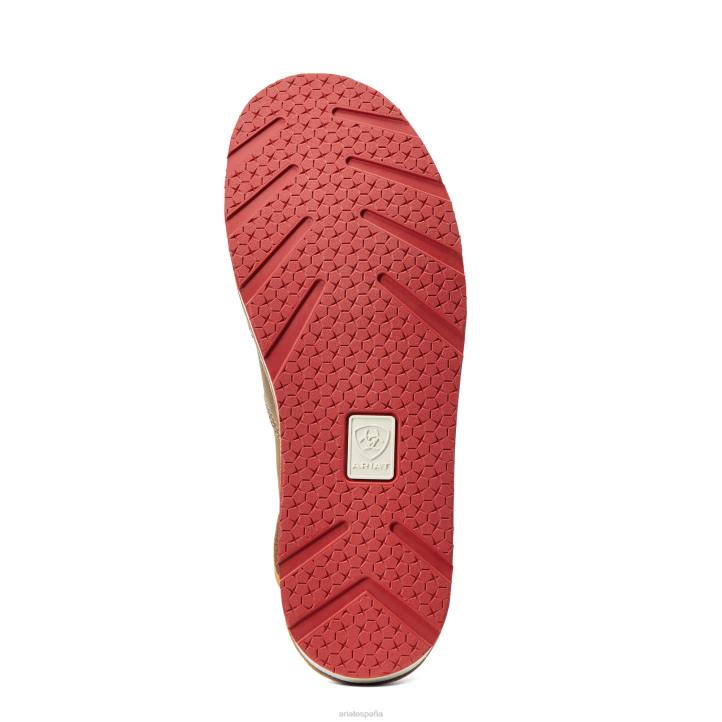 crucero 1 Ariat mujer bombardero marrón/bandera desgastada calzado 044J2428